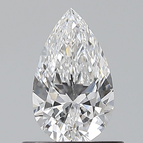 0.6 carat D-VS1 Natūralus Pear Deimantas (1)
