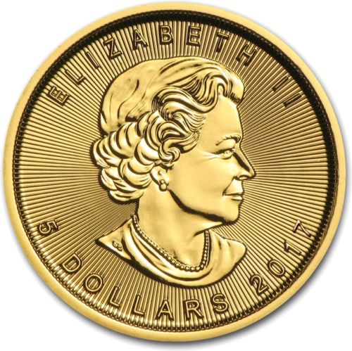 1/10 oz Кленовый лист Канада золотая монета разные годы выпуска (5)