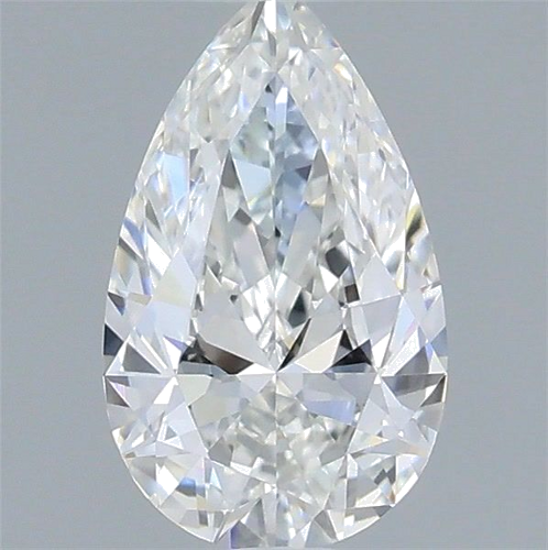 0.38 carat G-VS2 Natūralus Pear Deimantas (1)