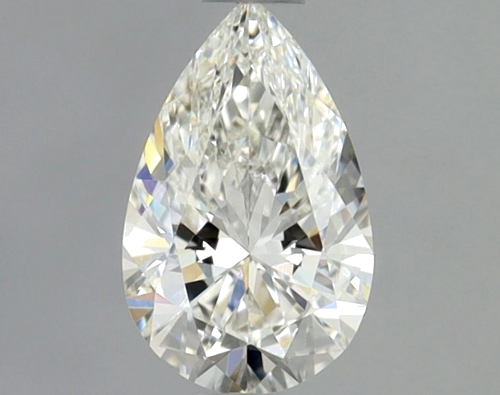 0.51 carat H-VVS2 Natūralus Pear Deimantas (1)