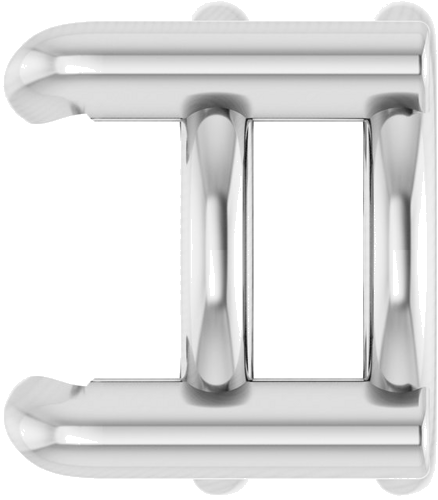 14K White 5.5 mm Round Pendant Mounting (3)