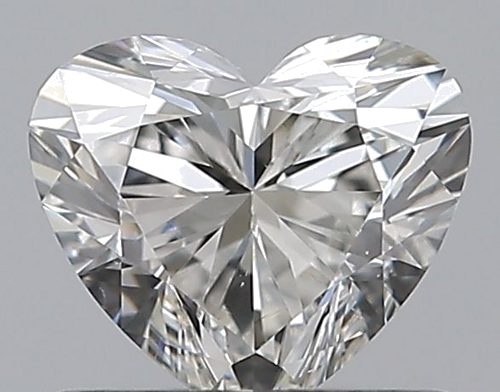 0.59 carat G-VS2 Natūralus Heart Deimantas (1)