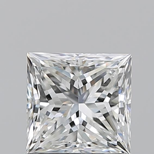 1.01 carat H-VVS2 Natūralus Princess Deimantas (1)