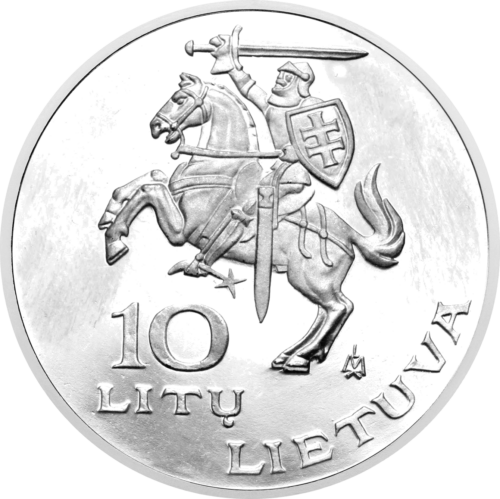 1994 Dainų šventė Lietuva 10 litų moneta (2)