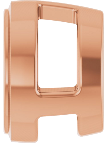 14K Rose 5.2 mm Round Slide Pendant Mounting (3)