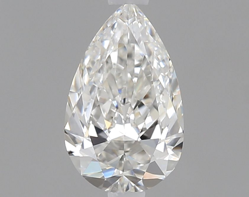 0.4 carat F-VVS1 Natūralus Pear Deimantas (1)