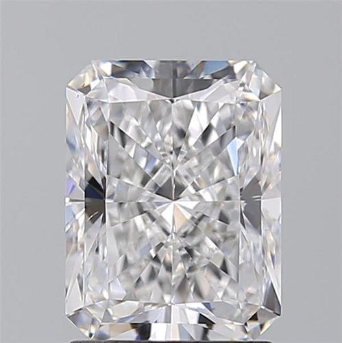 2.01 carat D-VS2 Natūralus Radiant Deimantas (1)