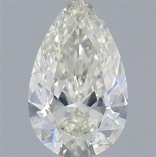 0.51 carat J-SI1 Natūralus Pear Deimantas (1)