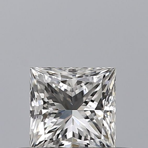 0.34 carat F-IF Natūralus Princess Deimantas (1)