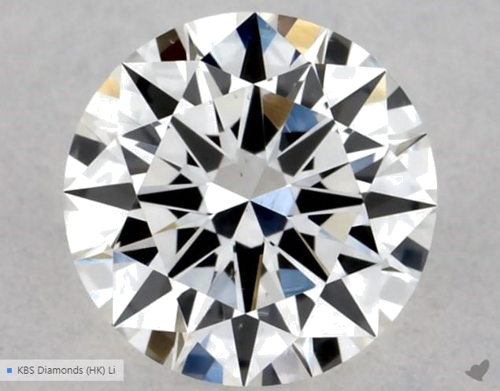 0.42 carat G-VS2 Excellent cut Natūralus Round Deimantas (1)