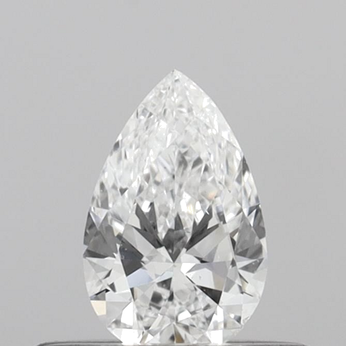 0.3 carat D-VS2 Natūralus Pear Deimantas (1)