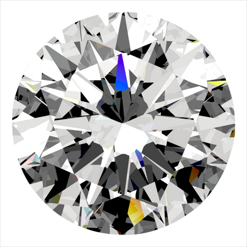 0.3 carat I-SI1 GD cut Natūralus Round Deimantas (1)