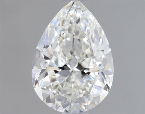 1.0 carat H-VS1 Natūralus Pear Deimantas (1)