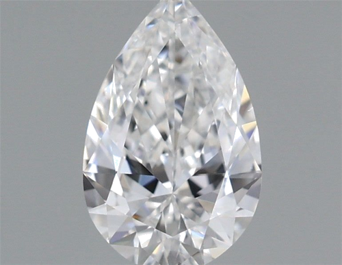 0.5 carat E-VS2 Natūralus Pear Deimantas (1)