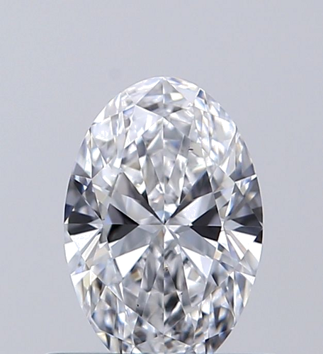 0.5 carat D-VS2 Natūralus Oval Deimantas (1)