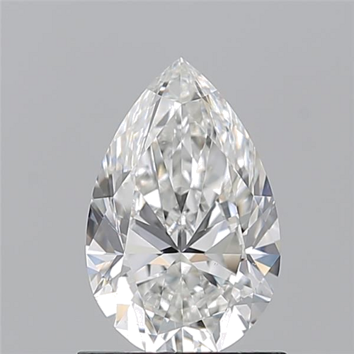 1.01 carat G-VS2 Natūralus Pear Deimantas (1)
