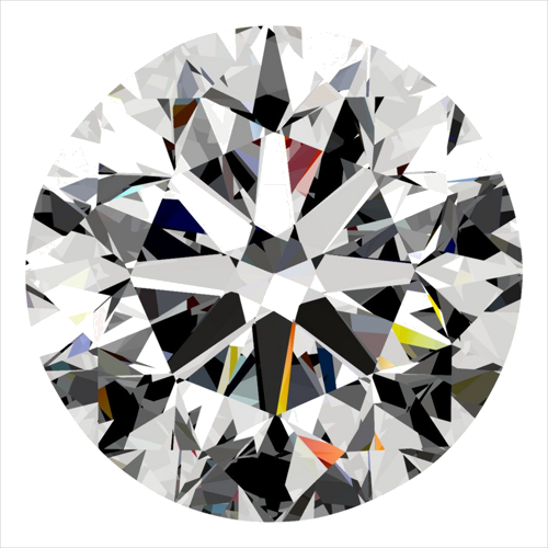 0.4 carat G-VS1 Very Good cut Natūralus Round Deimantas (1)