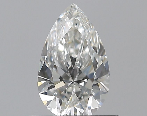 0.53 carat F-VVS2 Natūralus Pear Deimantas (1)
