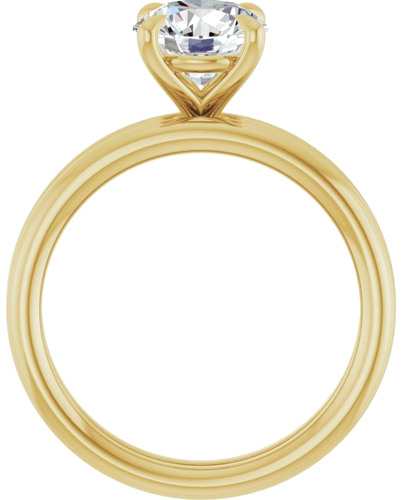 Sužadėtuvių Žiedas „Claw-Prong Solitaire“ 14k yellow gold Round 7.4mm (7)