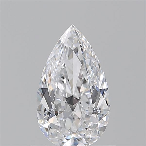 0.7 carat D-SI1 Natūralus Pear Deimantas (1)