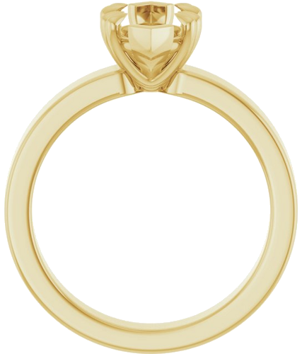 Sužadėtuvių Žiedas „Double Claw-Prong Solitaire“ 14k yellow gold Marquise 12mm x 6mm (2)
