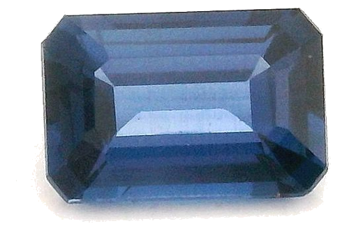 0.54 carat BLUE STEP cut Octagonal Safyras (1)