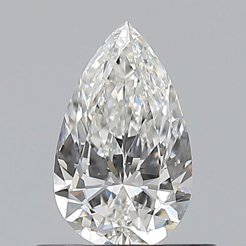 0.5 carat G-VS2 Natūralus Pear Deimantas (1)