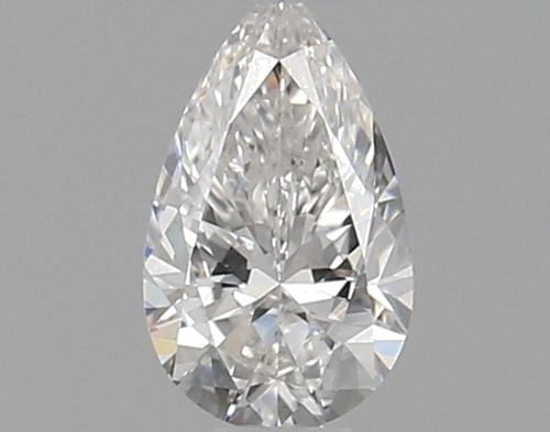 0.4 carat E-VS2 Natūralus Pear Deimantas (1)