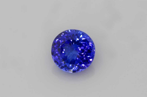 4.1 carat BLUE Round Tanzanite (1)