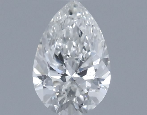 0.32 carat F-SI2 Natūralus Pear Deimantas (1)