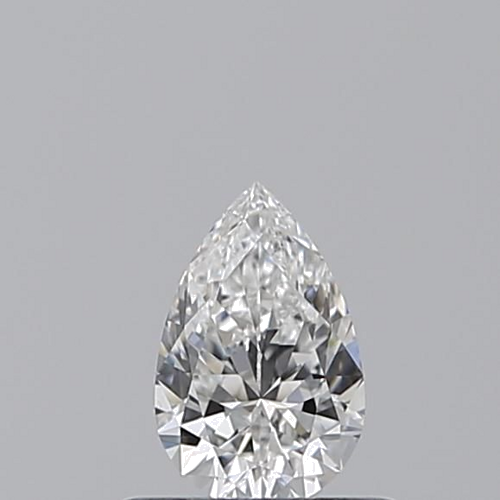 0.41 carat E-VS2 Natūralus Pear Deimantas (1)
