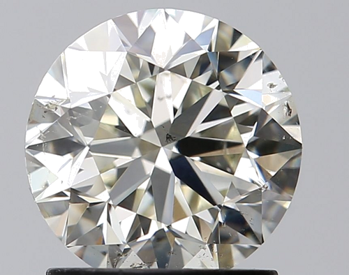 1.52 carat K-SI2 Very Good cut Natūralus Round Deimantas (1)
