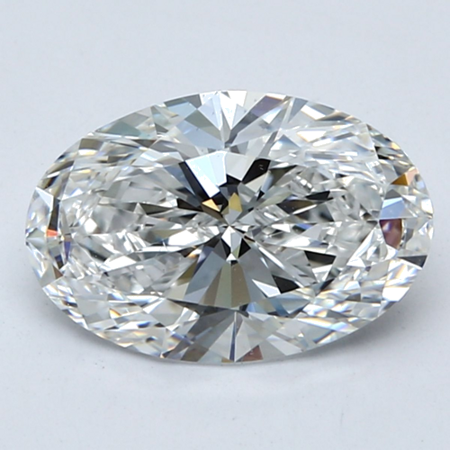 2.5 carat D-VS2 Natūralus Oval Deimantas (1)
