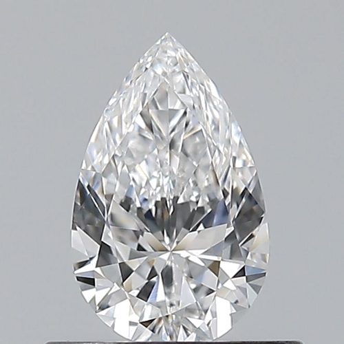 0.5 carat D-VVS1 Natūralus Pear Deimantas (1)