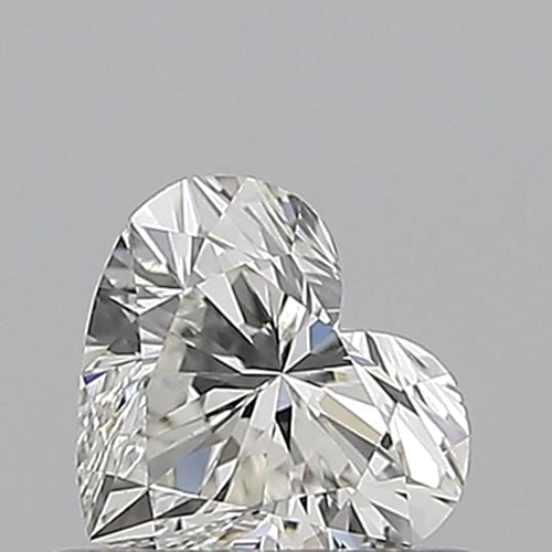 0.5 carat H-VS2 Natūralus Heart Deimantas (1)