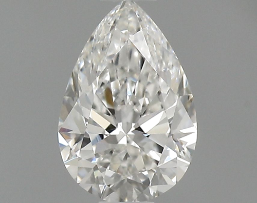 0.5 carat F-VVS1 Natūralus Pear Deimantas (1)