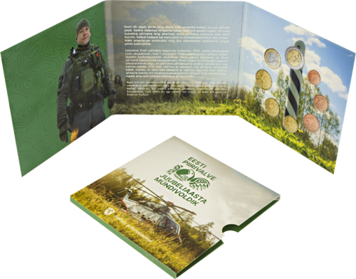 2022 Эстония Набор монет евро BU (4)