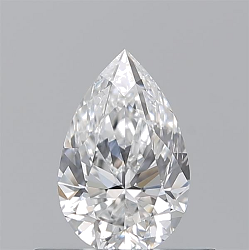 0.5 carat E-VVS1 Natūralus Pear Deimantas (1)