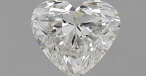 0.73 carat H-VVS2 Natūralus Heart Deimantas (1)