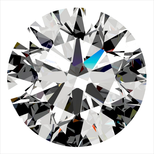 0.3 carat H-VS2 Excellent cut Natūralus Round Deimantas (1)