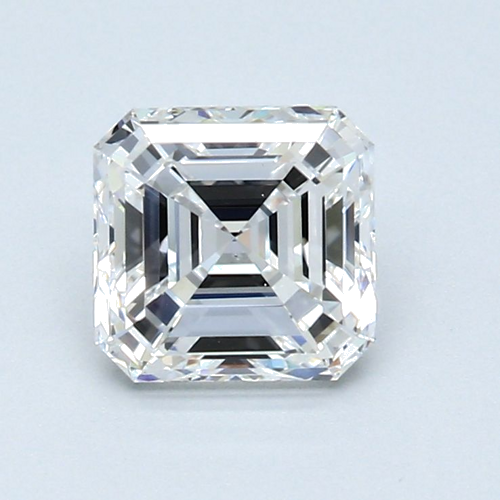 1.5 carat D-SI1 Natūralus Asscher Deimantas (1)