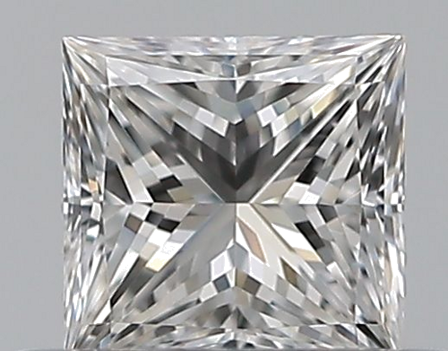 0.33 carat F-VVS1 Natūralus Princess Deimantas (1)