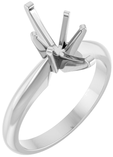 Sužadėtuvių Žiedas „Solitaire“ 14k white gold Marquise 11.5mm x 5.5mm (1)