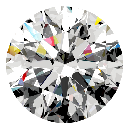 0.3 carat D-SI2 Excellent cut Natūralus Round Deimantas (1)
