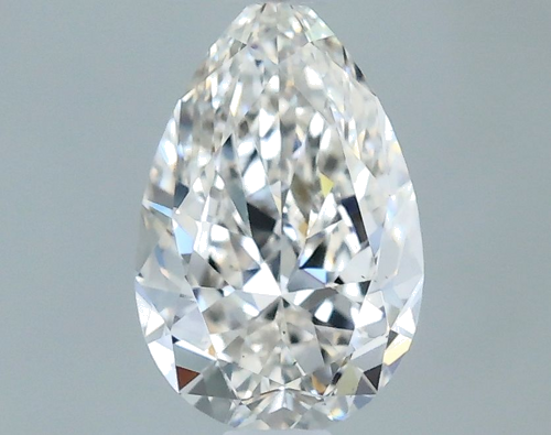 0.5 carat G-VS2 Natūralus Pear Deimantas (1)