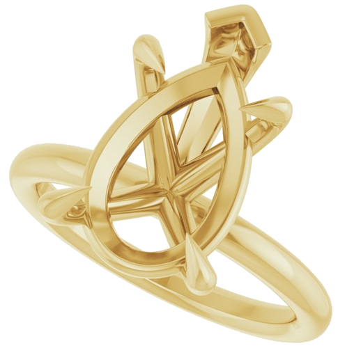 Sužadėtuvių Žiedas „Claw-Prong Solitaire“ 10k yellow gold Pear 15mm x 10mm (5)