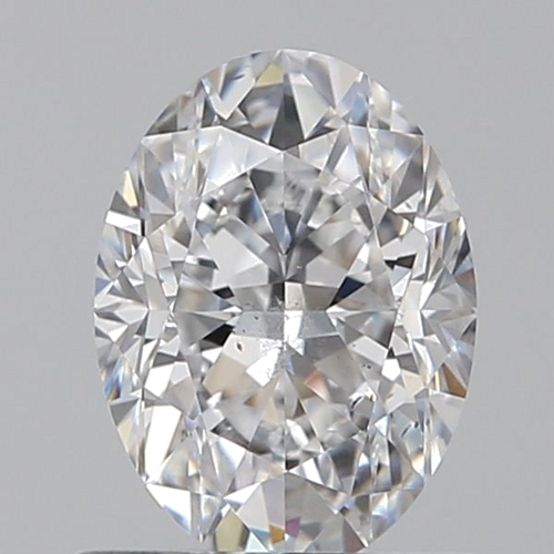 0.7 carat D-SI2 Natūralus Oval Deimantas (1)