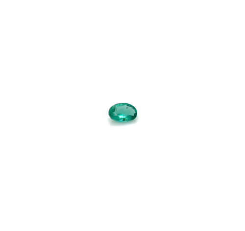 0.45 carat GREEN Oval Smaragdas (1)