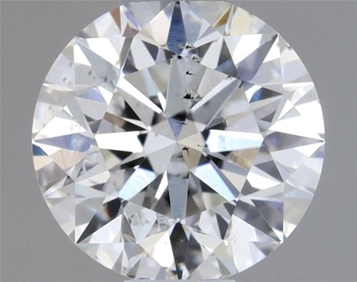 0.57 carat G-SI2 Excellent cut Natūralus Round Deimantas (1)