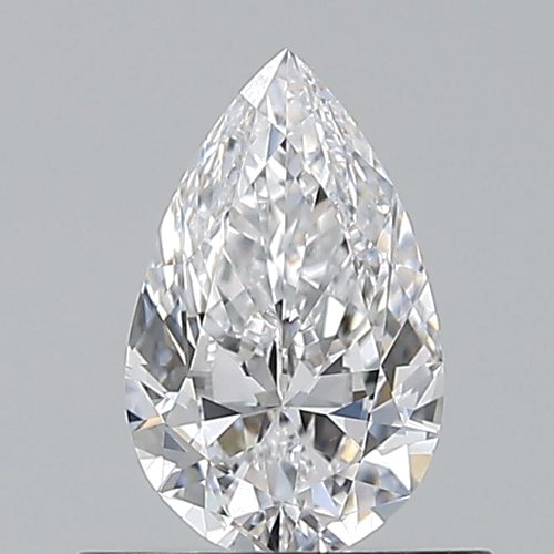 0.5 carat D-VVS2 Natūralus Pear Deimantas (1)